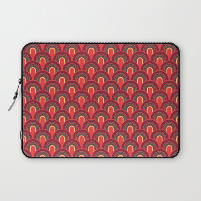 Colorful Retro Pattern 1 Laptop Sleeve