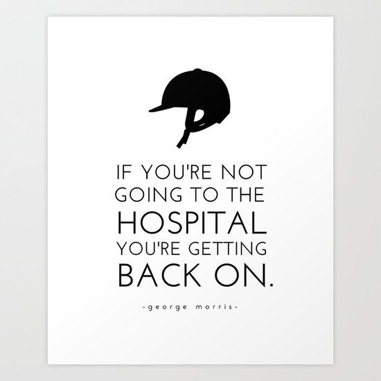 Get Back On Art Print