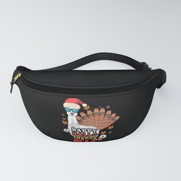 Funny Christmas Halloween Happy Thanksgiving Fanny Pack