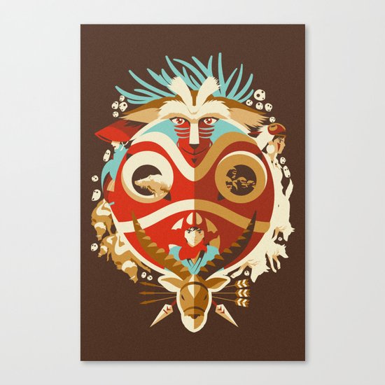 The Days of Gods and Demons Canvas Print