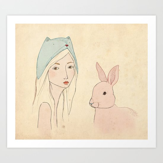 Girl Art Print