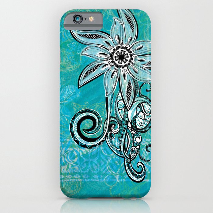 Trbal Floral Theads iPhone Case