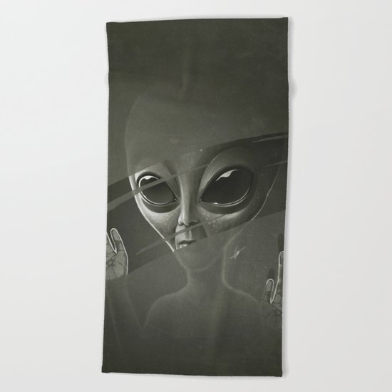 Alien Beach Towel