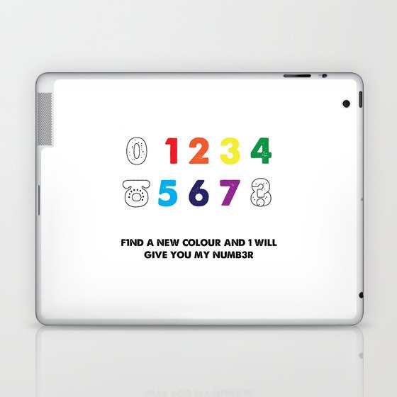 Find a new colour and I'll give you my number Laptop & iPad Skin