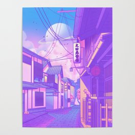 City Pop Kyoto Poster