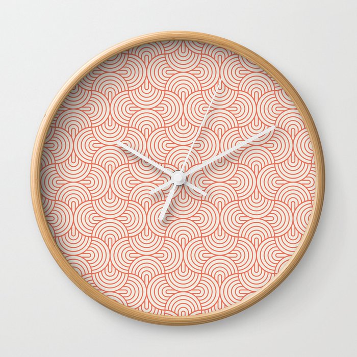 Geometric Ovals - Rejuvenate Wall Clock
