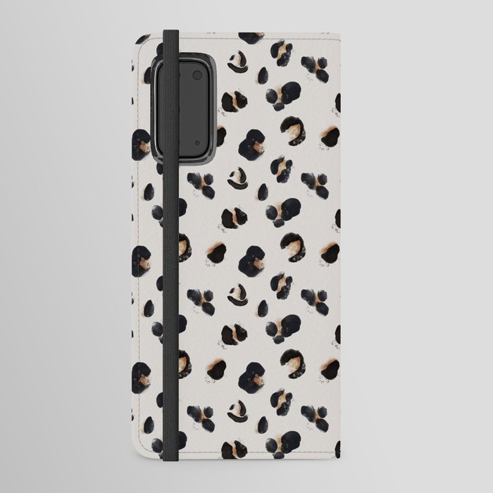 Cheetah Animal Print Pattern Android Wallet Case