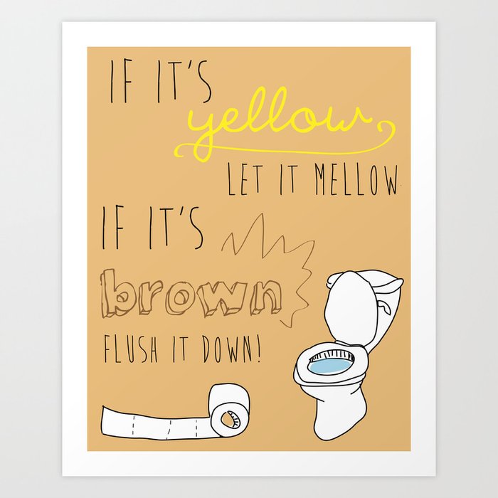 If It's Yellow picture Art Print