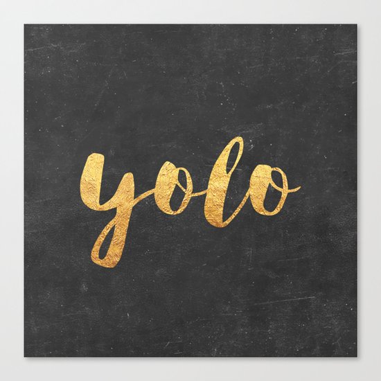 YOLO Canvas Print