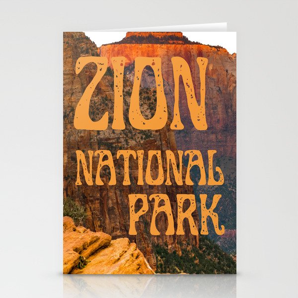 Zion National Park Utah Landscape Photography Travel Print Stationery Cards