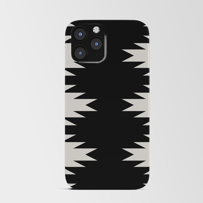 Geometric Southwestern Minimalism - Charcoal iPhone Card Case