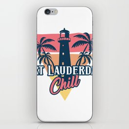 Fort Lauderdale chill iPhone Skin