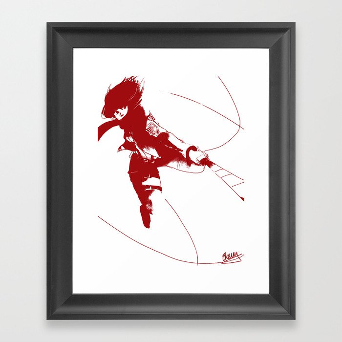 Mikasa Ackerman Framed Art Print