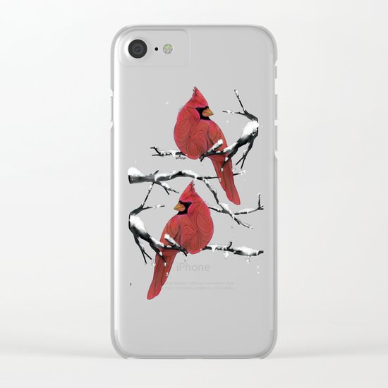 Cardinal Clear iPhone Case