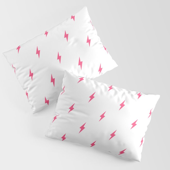 Lightning Bolt Pattern Pink Kissenbezug Lightning Bolt Pattern Pink Kissenbezug