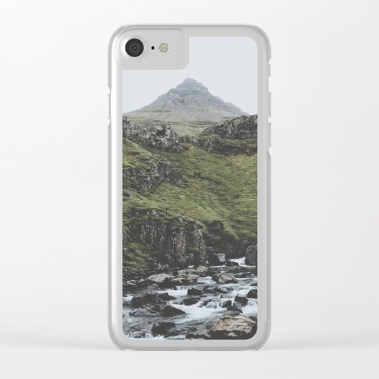 Mjóifjörður, Iceland II Clear iPhone Case