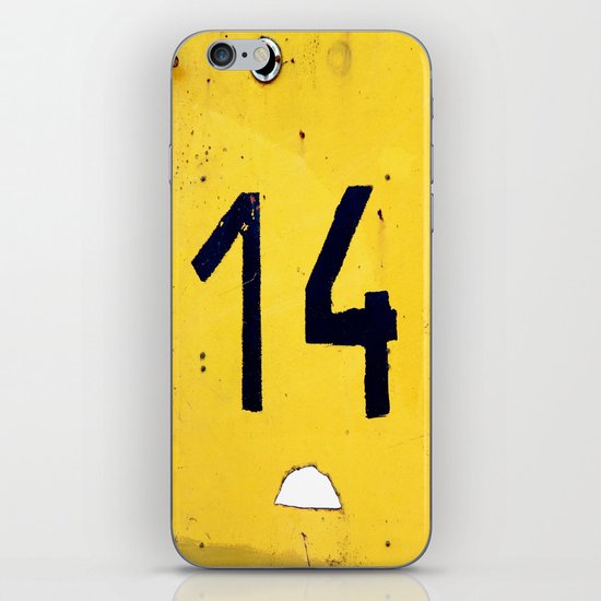 YELLOW iPhone & iPod Skin