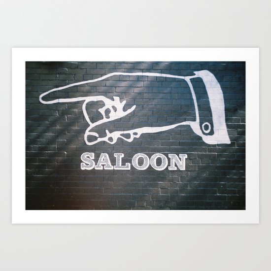 Saloon Art Print