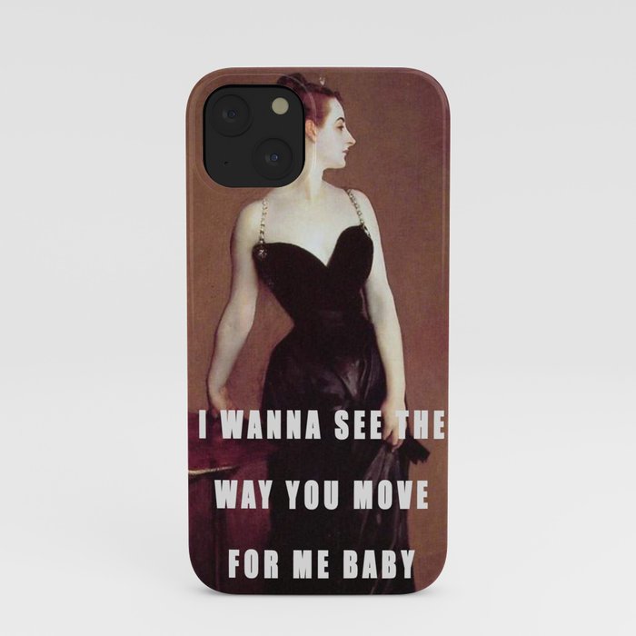 Madame X in a Black Dress iPhone Case