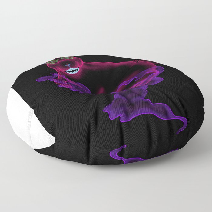 Pinktoplasm dark shadows Floor Pillow