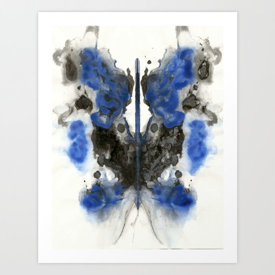 Blue Knight Art Print