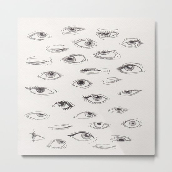Eyes Metal Print