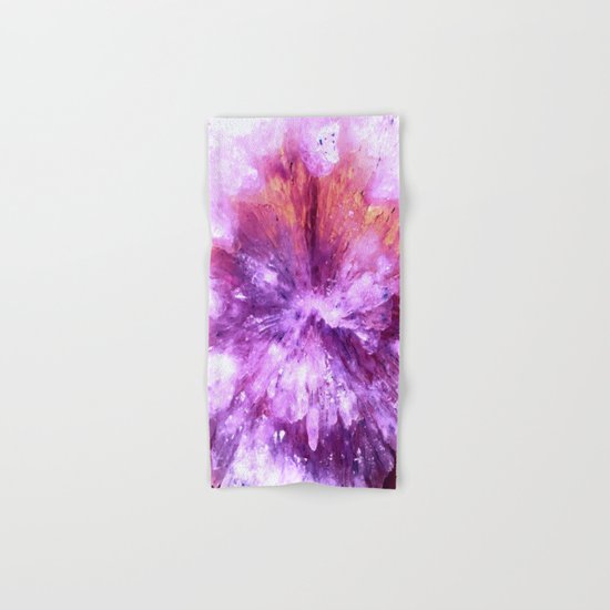 Flower Crystal Hand & Bath Towel