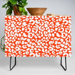 Red Leopard Credenza