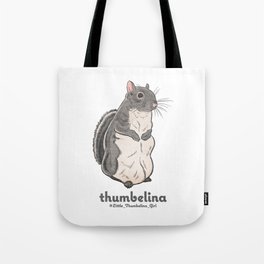 Little Thumbelina Girl: Meerkat Squirrel Tote Bag