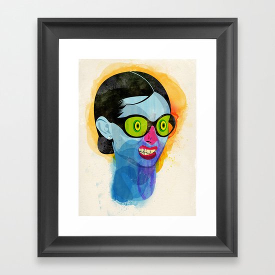 Fussy Framed Art Print