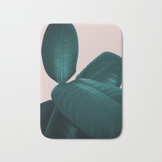 Ficus Elastica #4 #art #society6 Bath Mat
