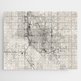 Norman USA - City Map  Jigsaw Puzzle