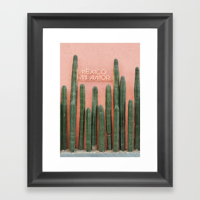 Mexico Mi Amor Framed Art Print