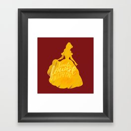Beauty is found within Framed Art Print