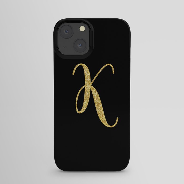 Glitter Gold K is the New Black iPhone Case