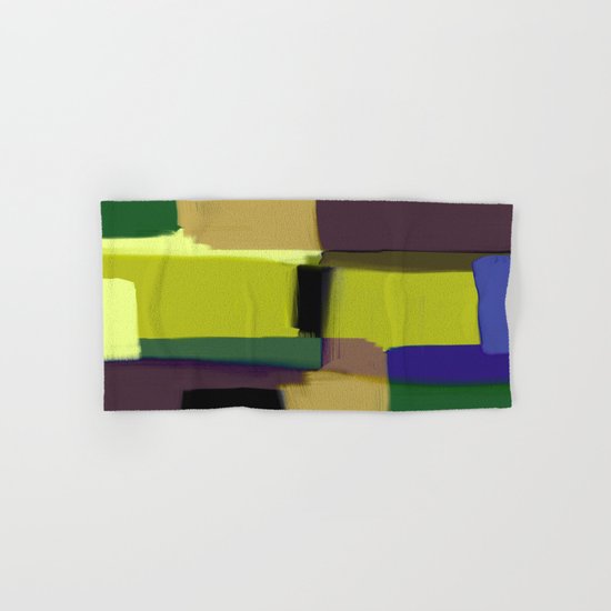 Simply Abstract X - Abstract, oil painting, pastel colours Hand & Bath Towel