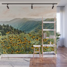 Smoky Mountains Wildflower Nature Photography Wall Mural