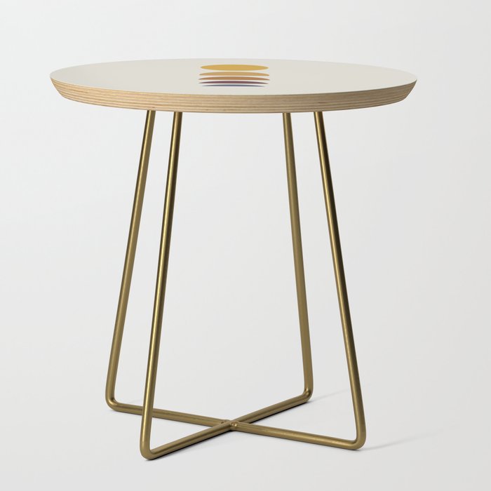Minimal Sunrise / Sunset Side Table by colour poems Society6