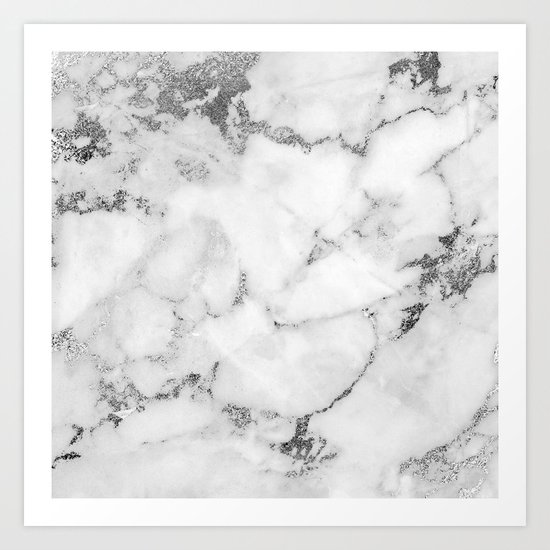 Marble Art Print