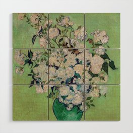 Vincent van Gogh - Roses Wood Wall Art