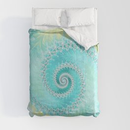 Teal Dreams Collection (1) - Fractal Art  Comforter
