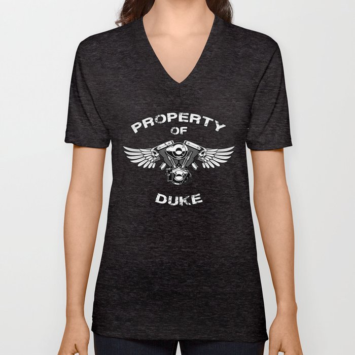 Property of Duke V Neck T Shirt
