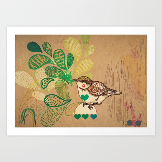 A L I T T L E B I R D Art Print