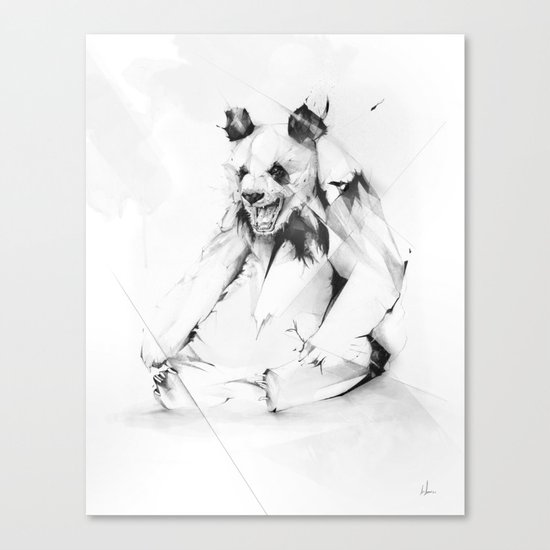 Bad Panda Canvas Print