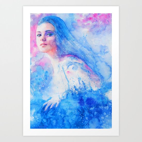 Right from the stars Art Print
