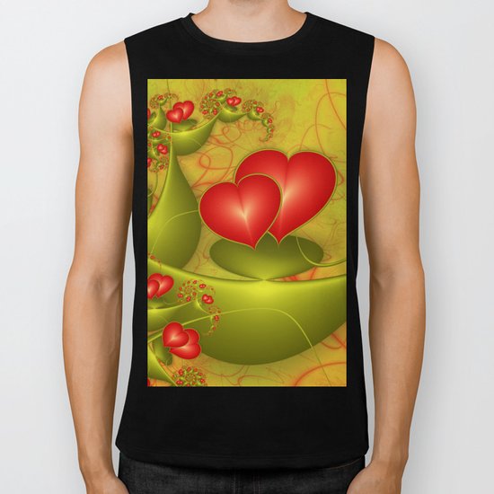 Fractal Love Biker Tank