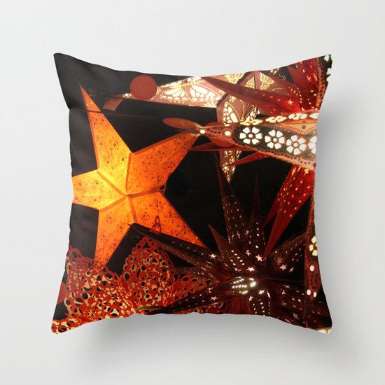 Paper Lanterns Throw Pillow