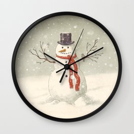 The Snowman  Wall Clock