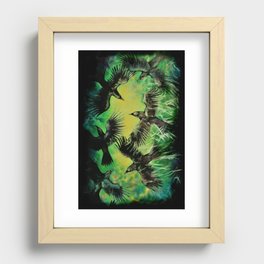 A Murder of Crows Recessed Framed Print