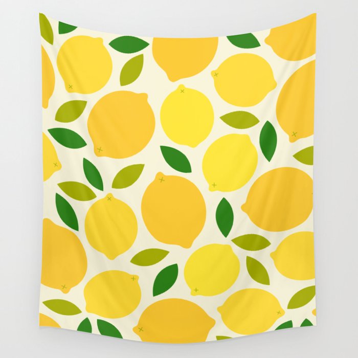 Lemon Wall Tapestry
